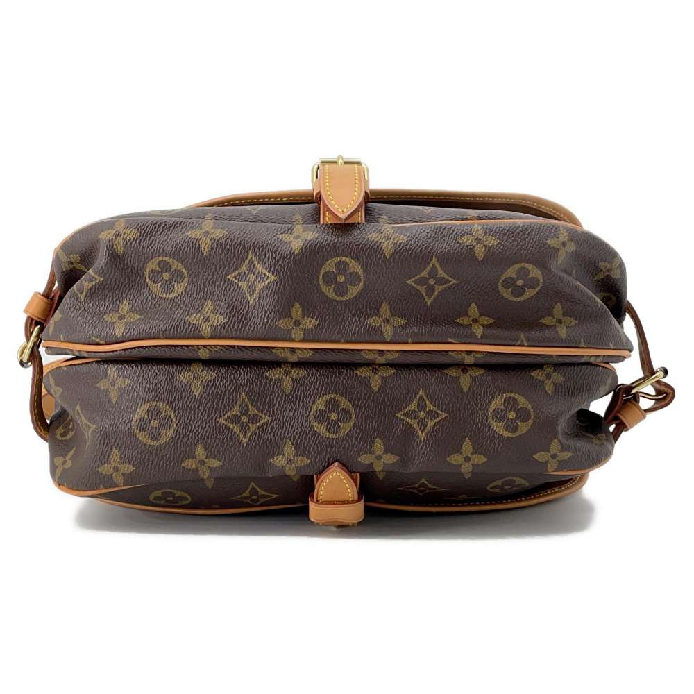 LOUIS VUITTON Saumur BrownM42256 Monogram Size 30