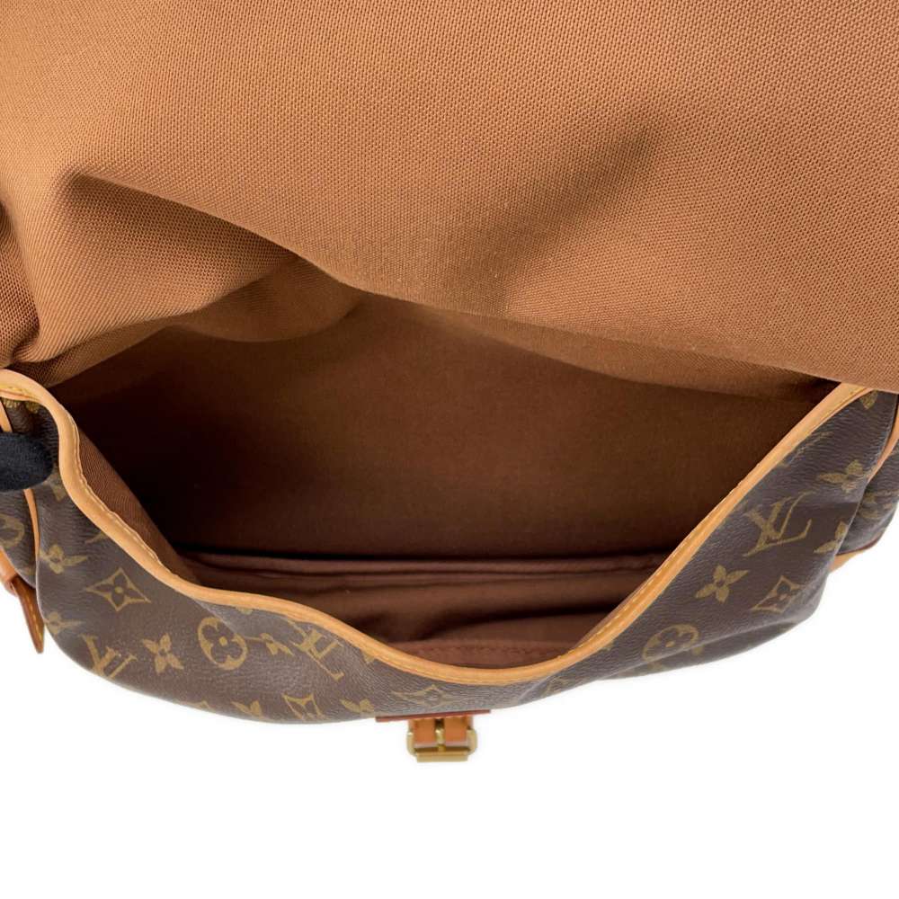 LOUIS VUITTON Saumur BrownM42256 Monogram Size 30