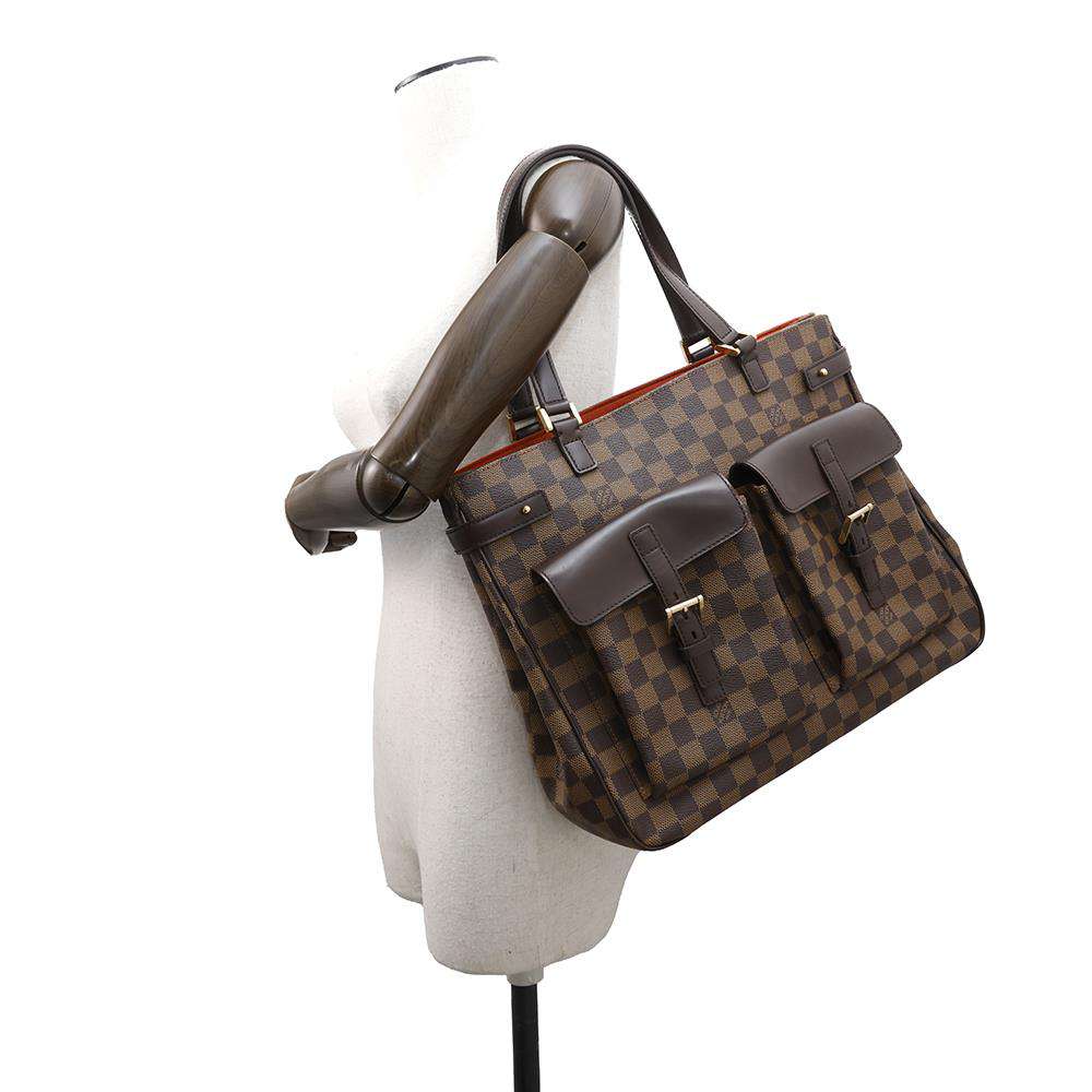 LOUIS VUITTON Uzes RedN51128 Damier Ebene Canvas