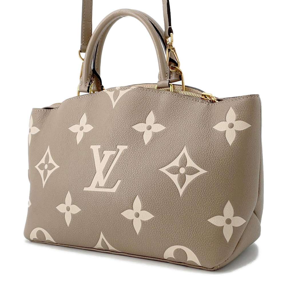 LOUIS VUITTON Petit Palais Tourterelle ClaimsM58914 Bicolor Monogram Empreinte Leather Size PM