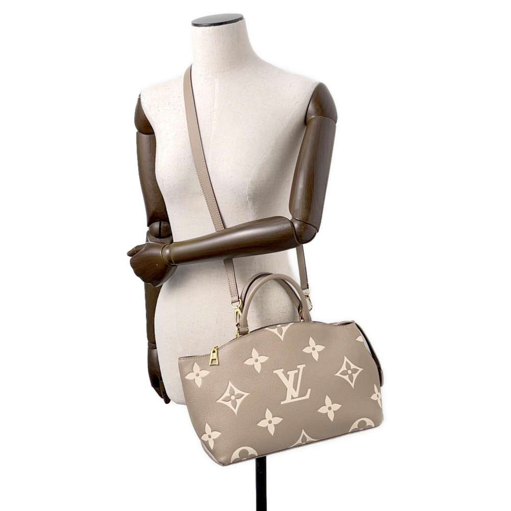 LOUIS VUITTON Petit Palais Tourterelle ClaimsM58914 Bicolor Monogram Empreinte Leather Size PM