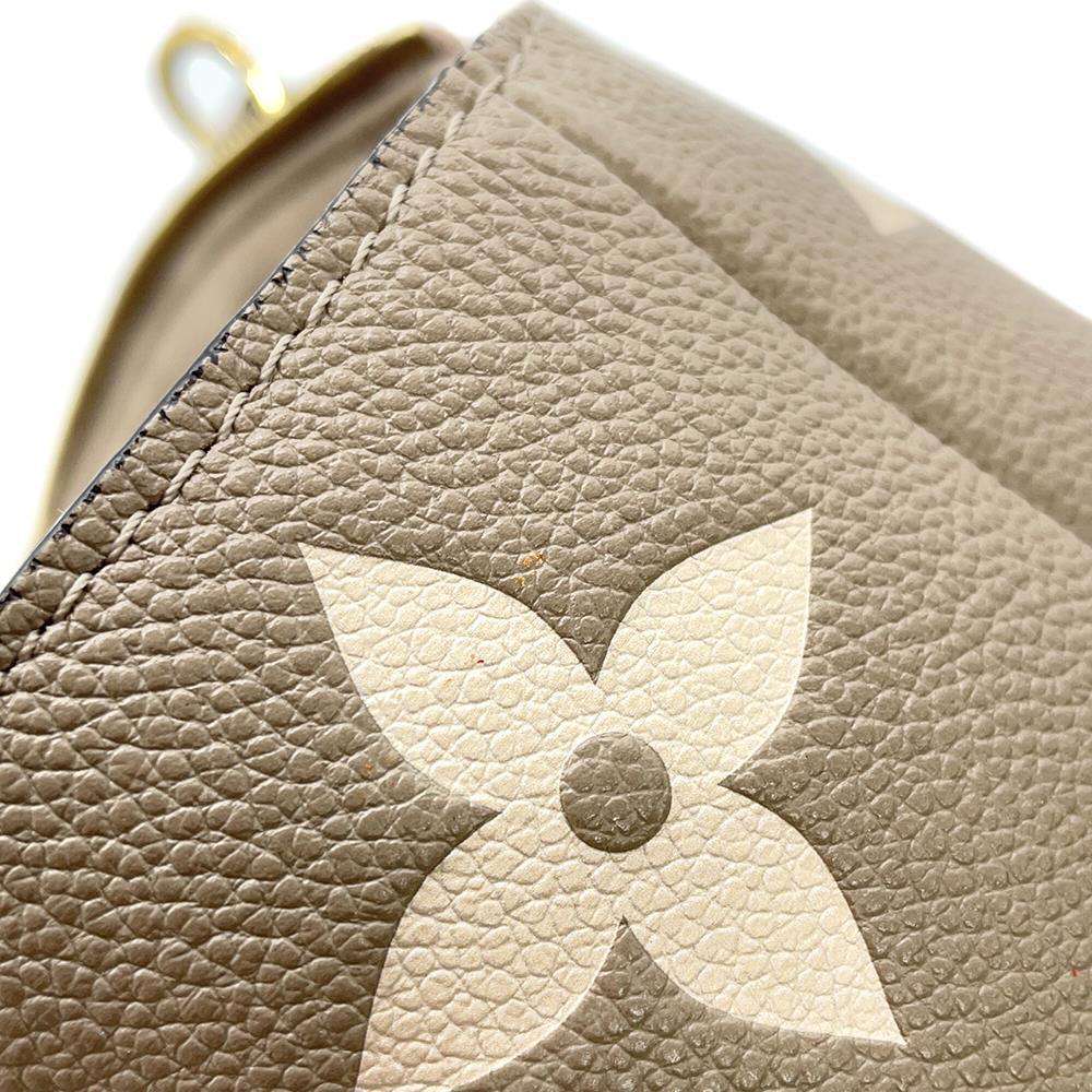 LOUIS VUITTON Petit Palais Tourterelle ClaimsM58914 Bicolor Monogram Empreinte Leather Size PM