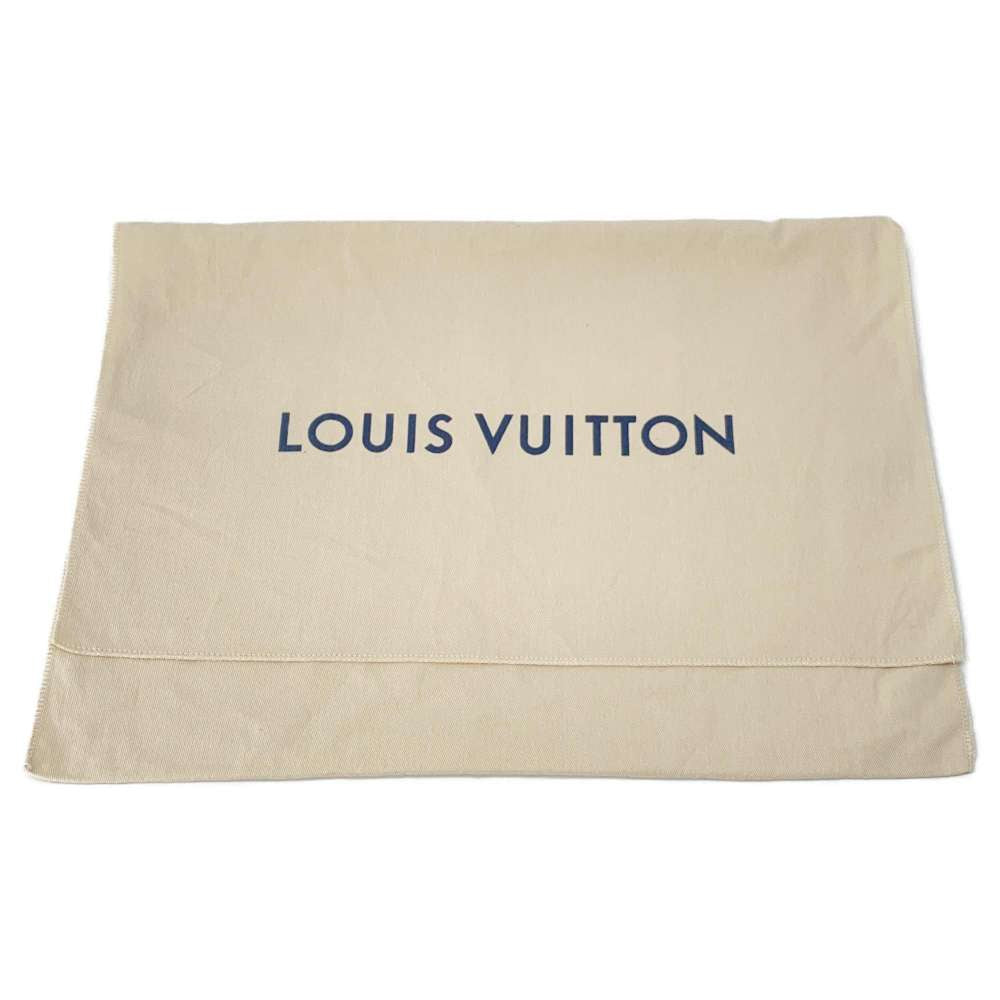 LOUIS VUITTON Stand Pouch BlackN60450 Damier Infini Leather・Leather