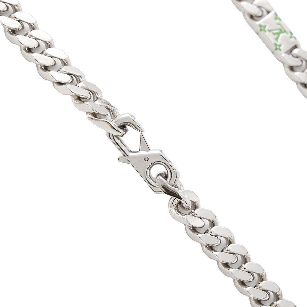 LOUIS VUITTON Necklace・LVMosaique SilverM01532 Metal