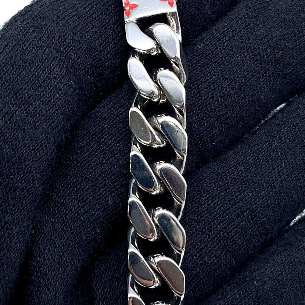 LOUIS VUITTON Necklace・LVMosaique SilverM01532 Metal