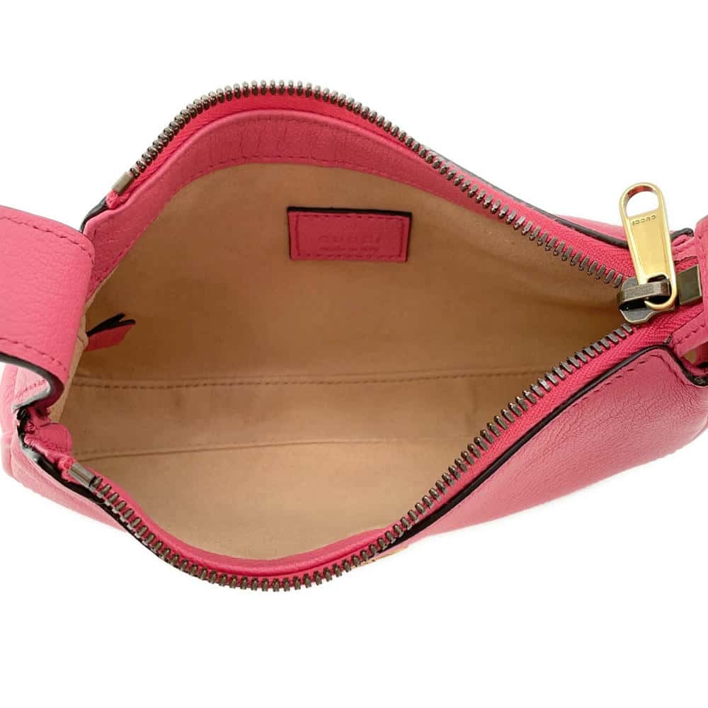 GUCCI GG Marmont Aphrodite Shoulder Pink739076 Leather Size Mini