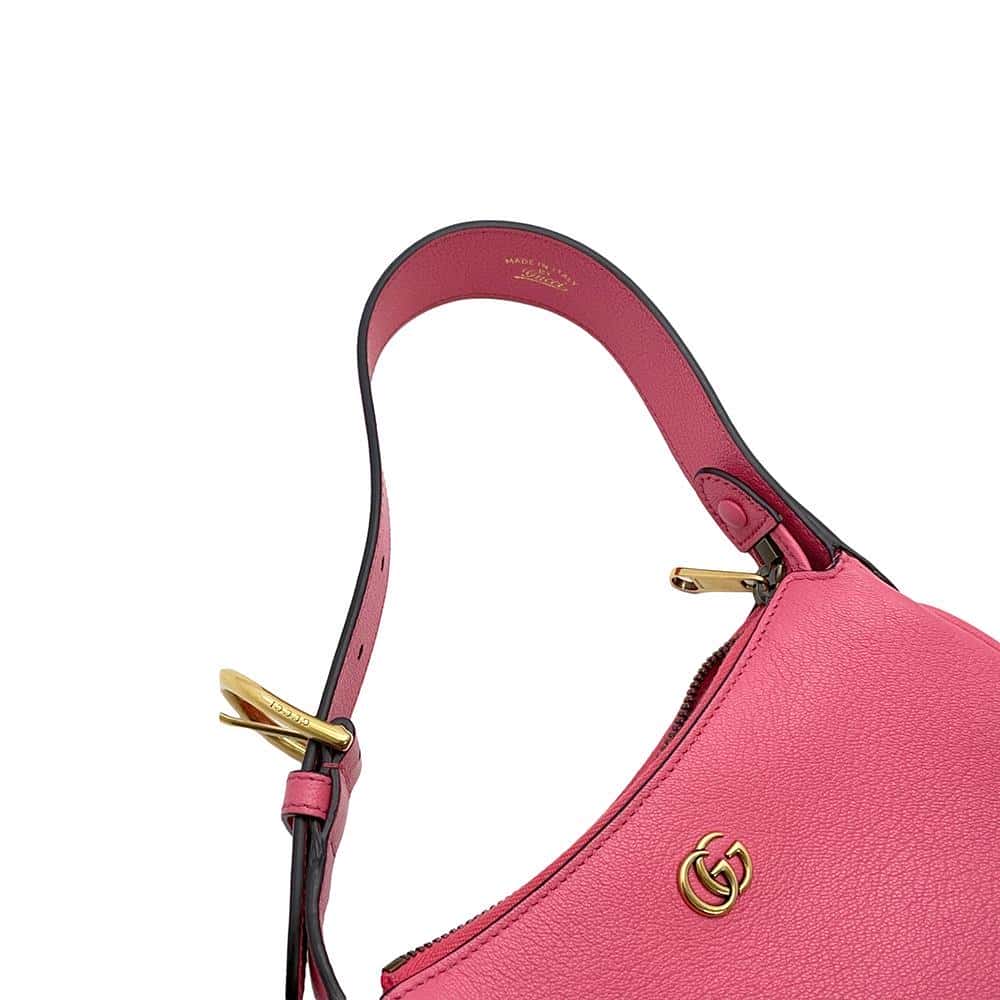 GUCCI GG Marmont Aphrodite Shoulder Pink739076 Leather Size Mini