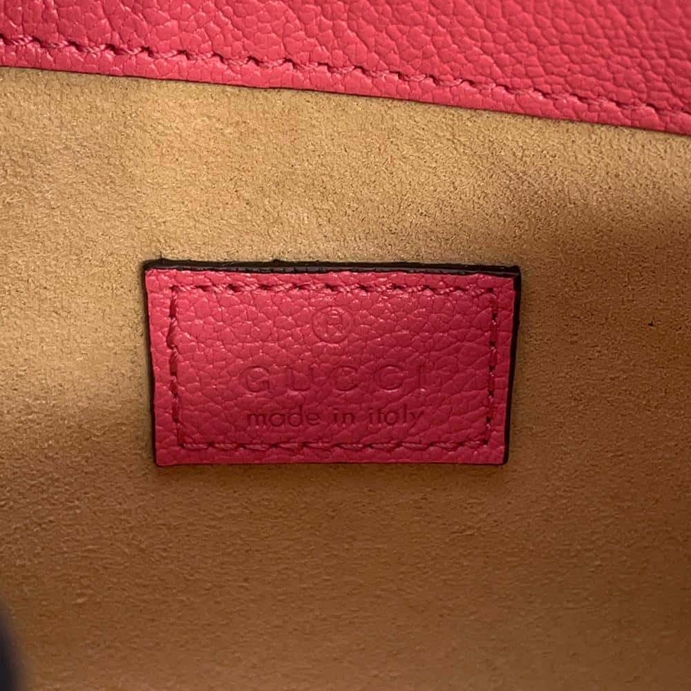 GUCCI GG Marmont Aphrodite Shoulder Pink739076 Leather Size Mini