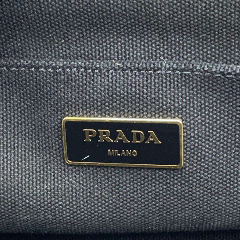 PRADA Canapa 2WAY tote BlackBN2642 Canvas