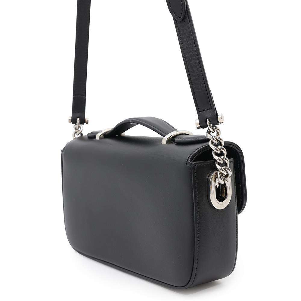 GUCCI Petit GG 2way Shoulder Bag Black739722 Leather