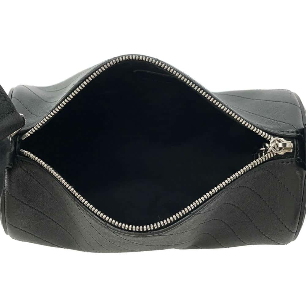 GUCCI Blondie Shoulder Bag Black760169 Leather Size Small