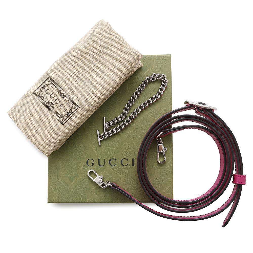 GUCCI GG Marmont Quilted 2wayShoulder Bag Pink723777 Nylon Leather