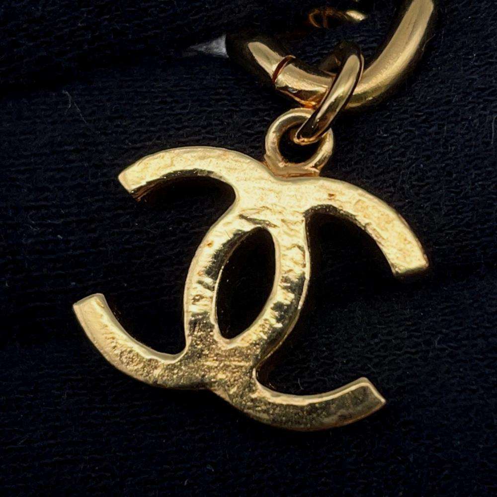CHANEL Gripoa Bracelet Black/White/Gold Metal