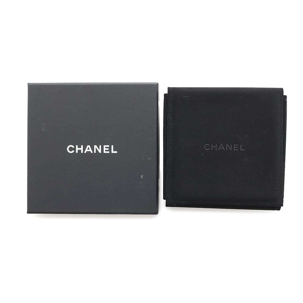 CHANEL Gripoa Bracelet Black/White/Gold Metal