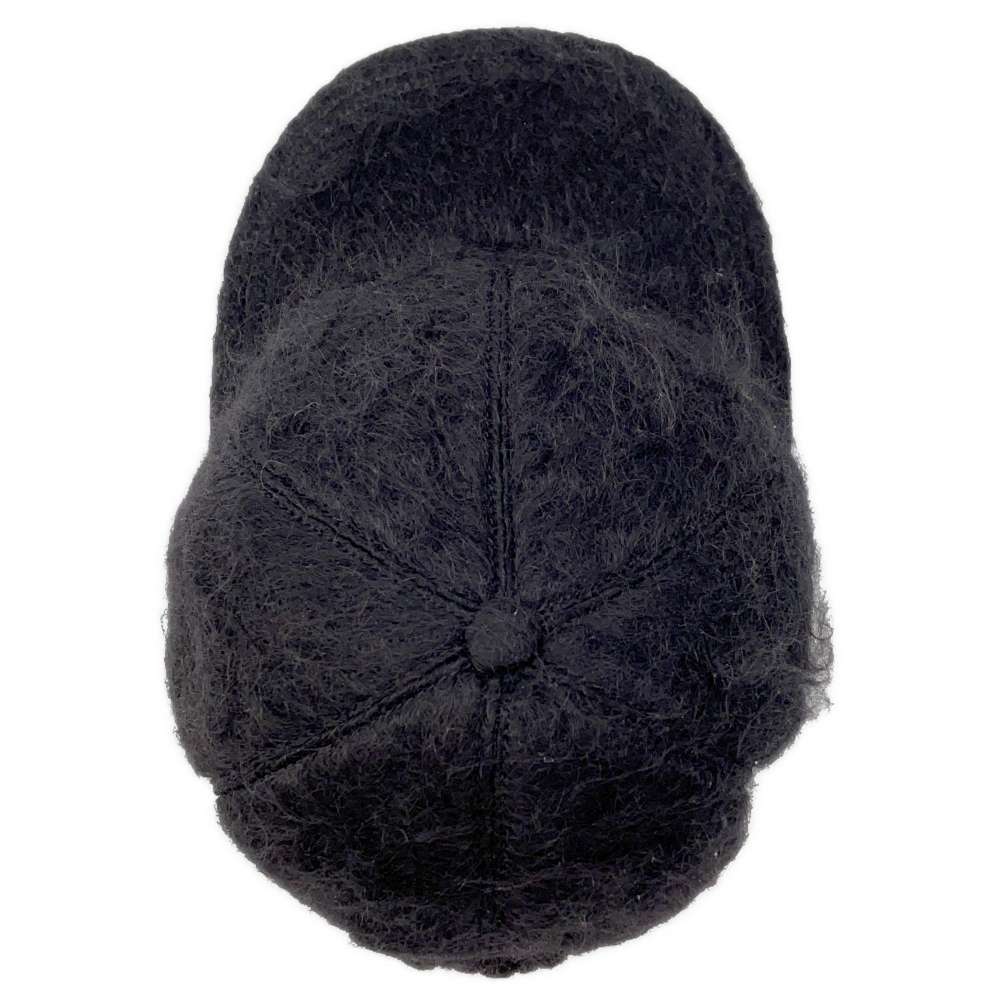 GUCCI Petite GG Marmont Baseball Cap Size M Black729349 Mohair