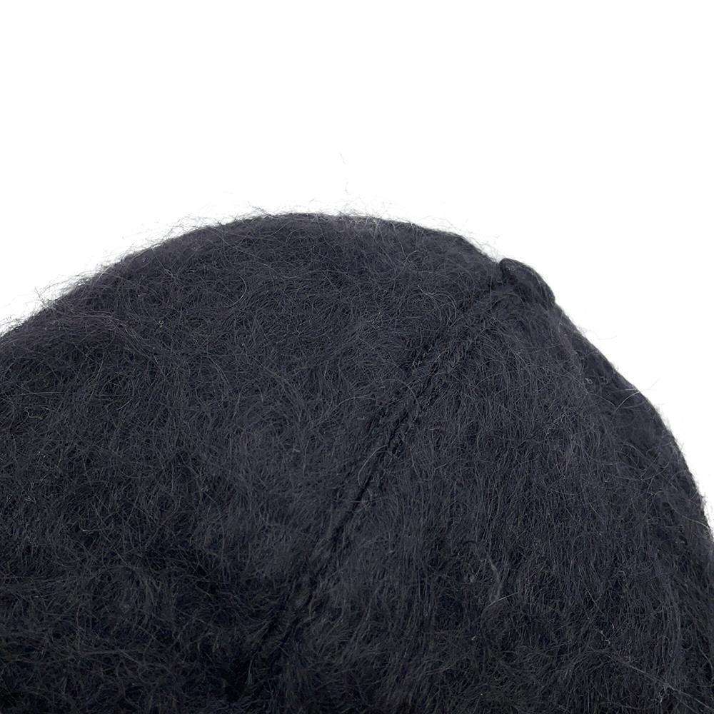 GUCCI Petite GG Marmont Baseball Cap Size M Black729349 Mohair