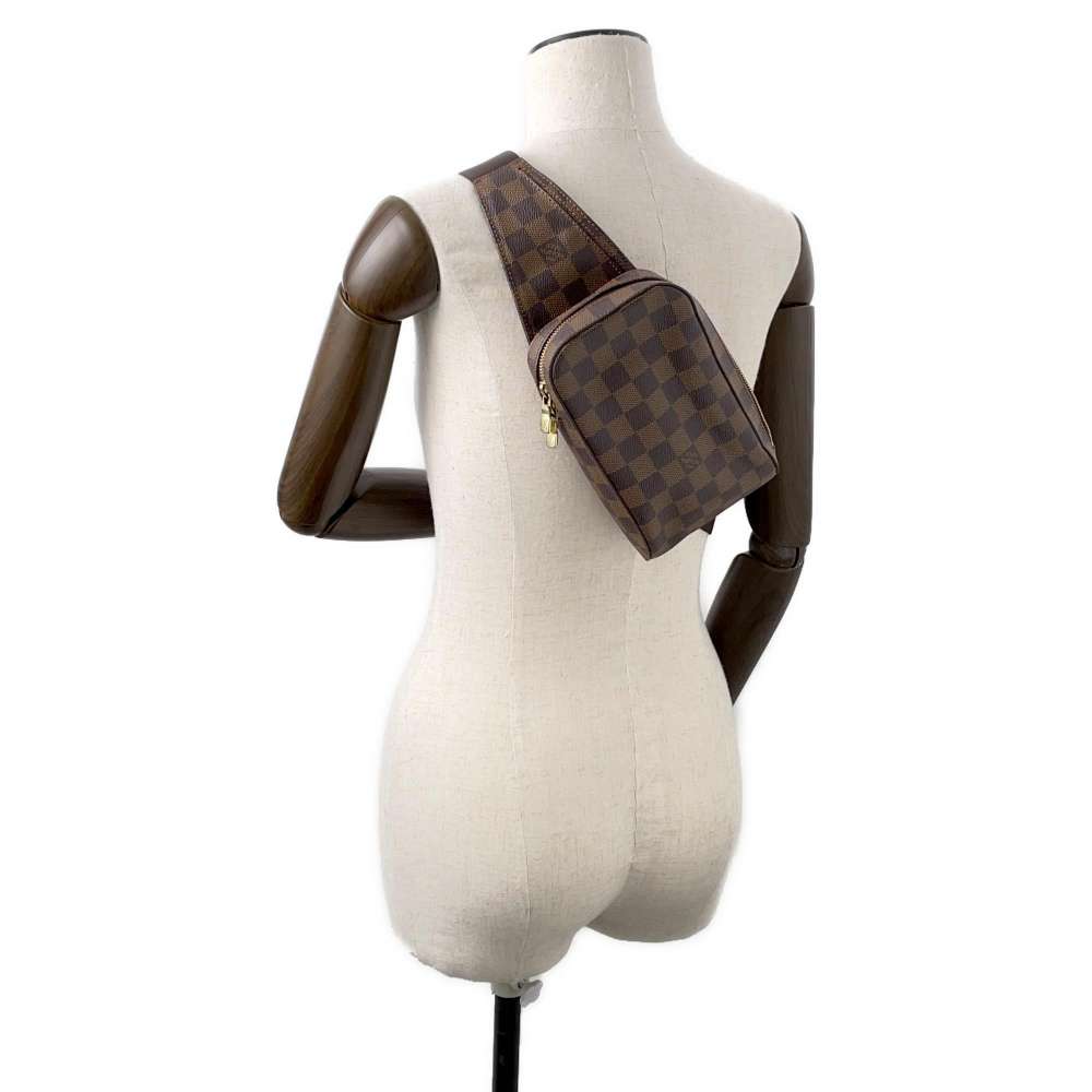 LOUIS VUITTON Geronimos RedN51994 Damier Ebene Canvas
