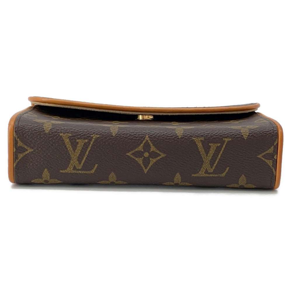 LOUIS VUITTON Pochette Florentine BrownM51855 Monogram Size XS