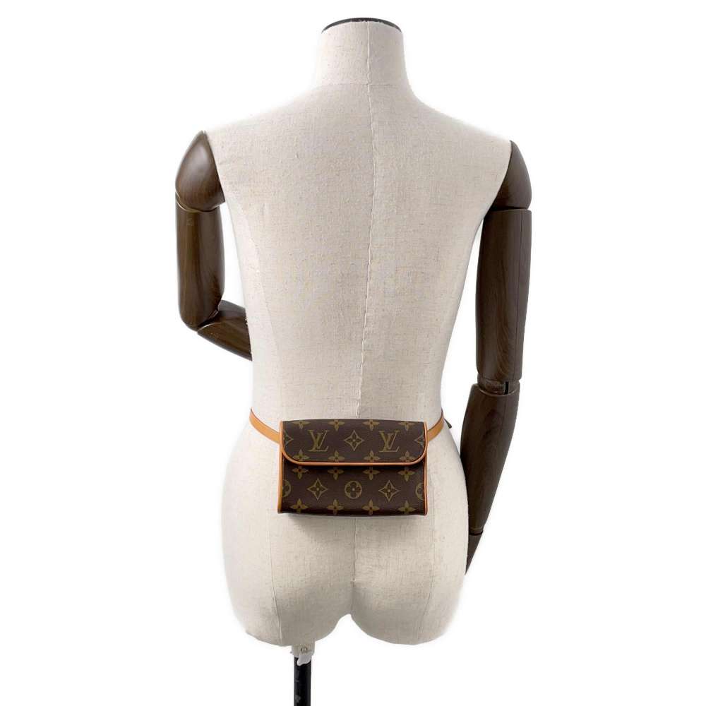 LOUIS VUITTON Pochette Florentine BrownM51855 Monogram Size XS