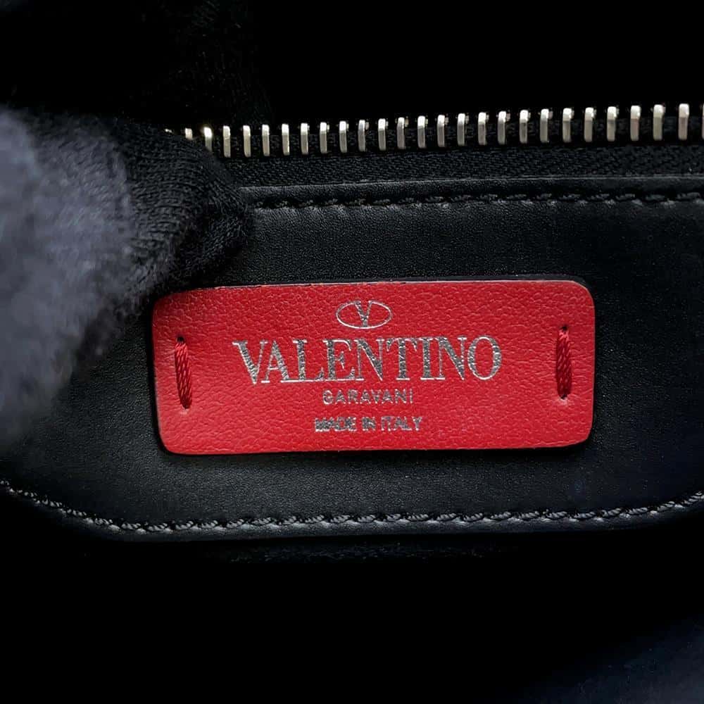 Valentino Garavani VLTN Clutch Bag BlackWY2B0692WJW0NI Leather