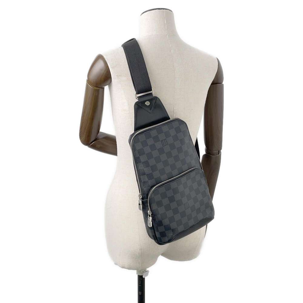 LOUIS VUITTON Avenue Sling Bag NoirN41719 Damier Graphite