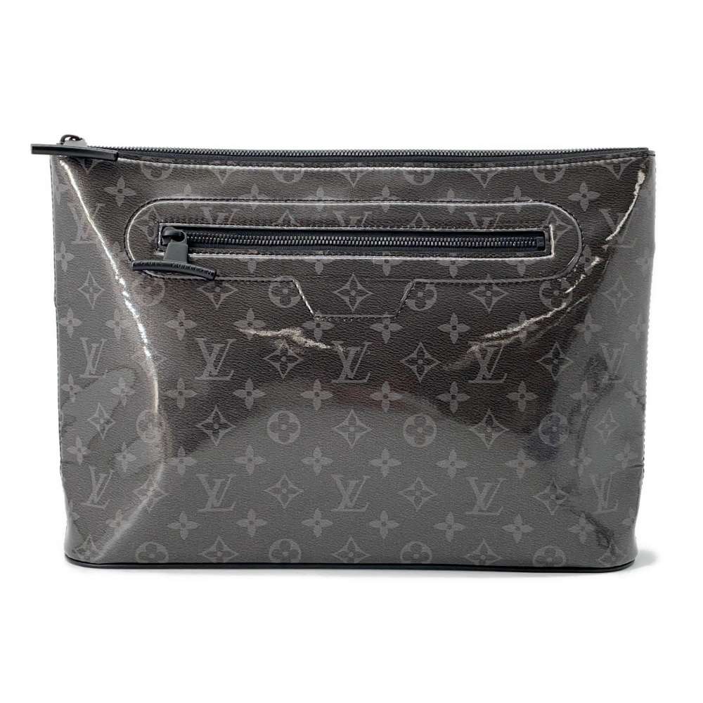 LOUIS VUITTON Pochette Cosmos Isetan Limited NoirM63373 Monogram Eclipse Glaze