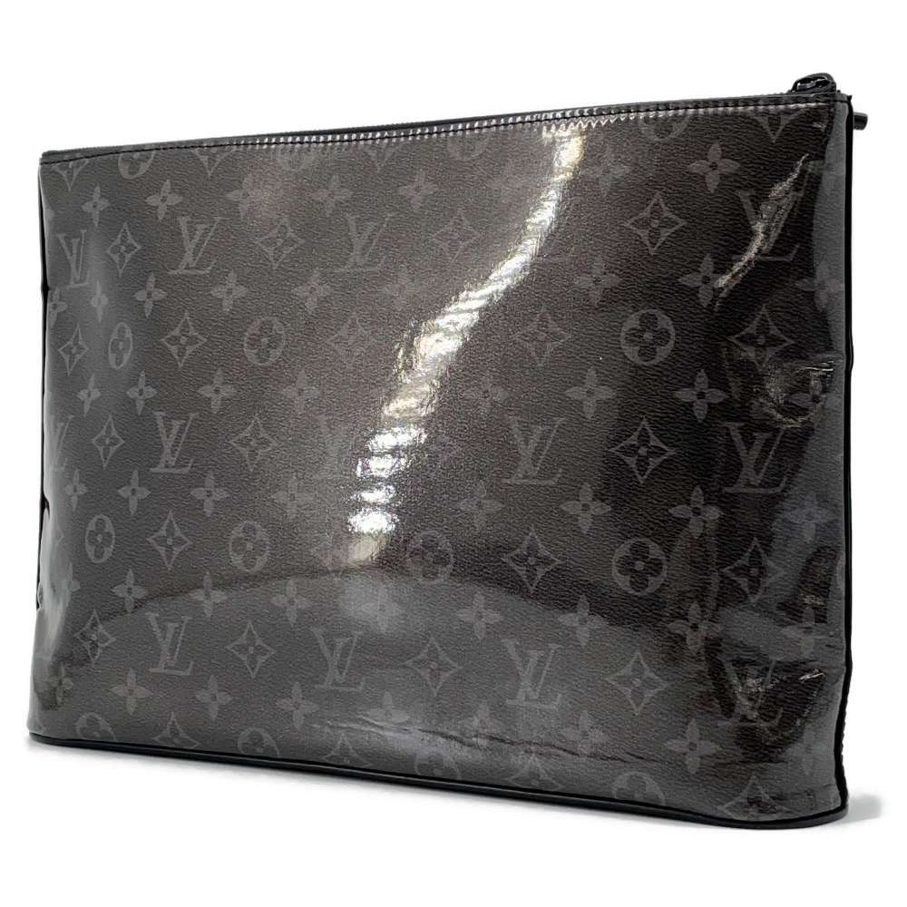 LOUIS VUITTON Pochette Cosmos Isetan Limited NoirM63373 Monogram Eclipse Glaze