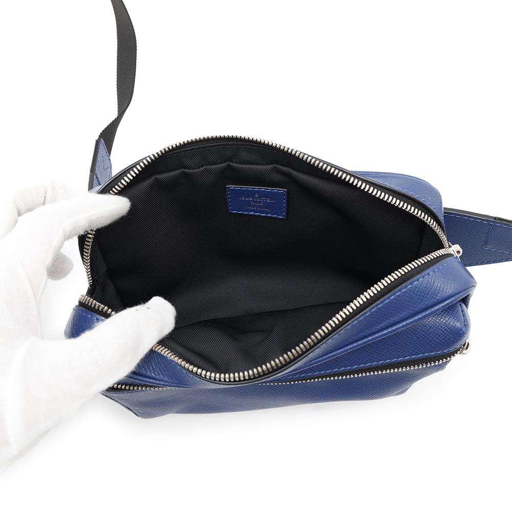 LOUIS VUITTON Bumbag / Outdoor CobaltM33455 Taiga Leather