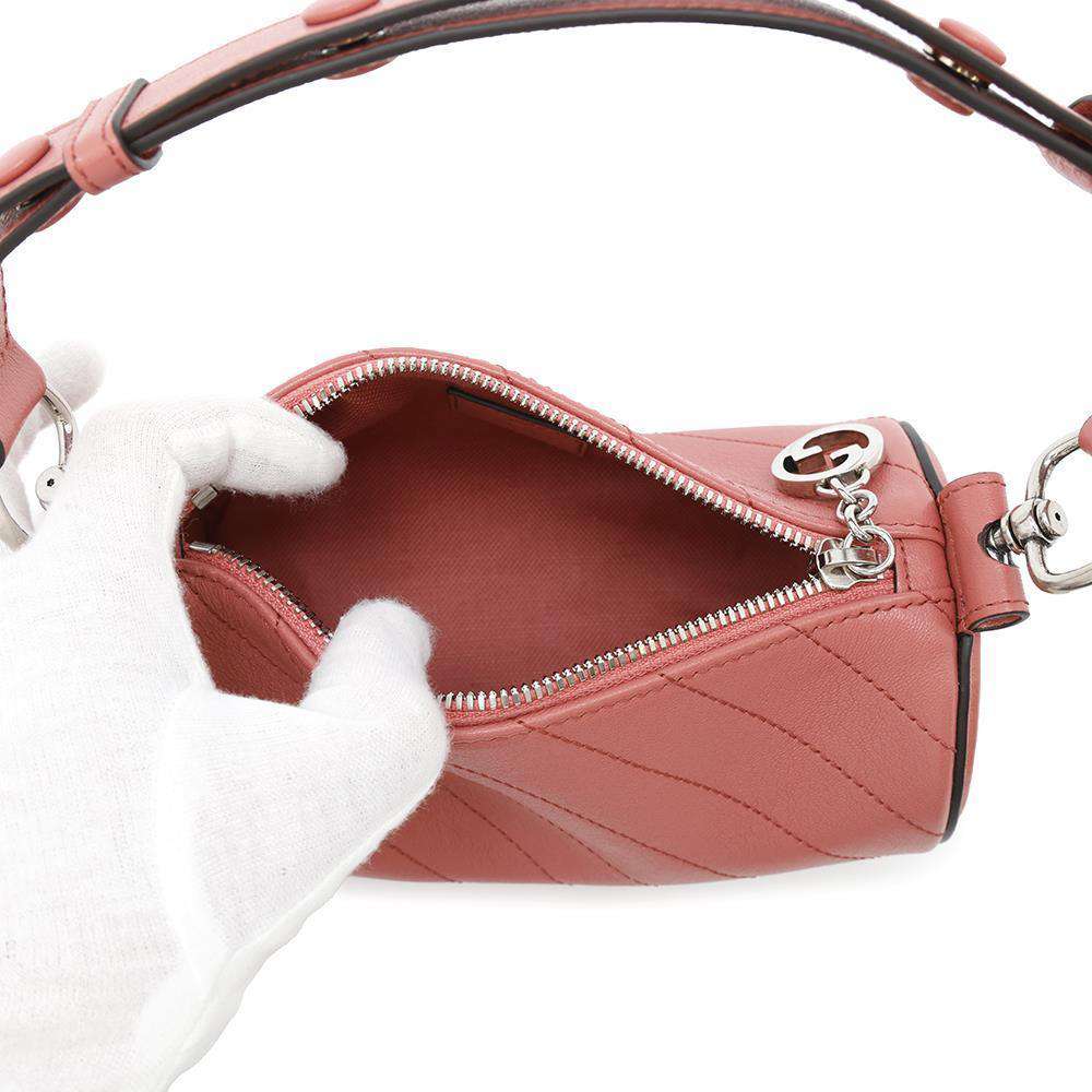GUCCI Blondie Shoulder Bag Pink760170 Leather Size Mini