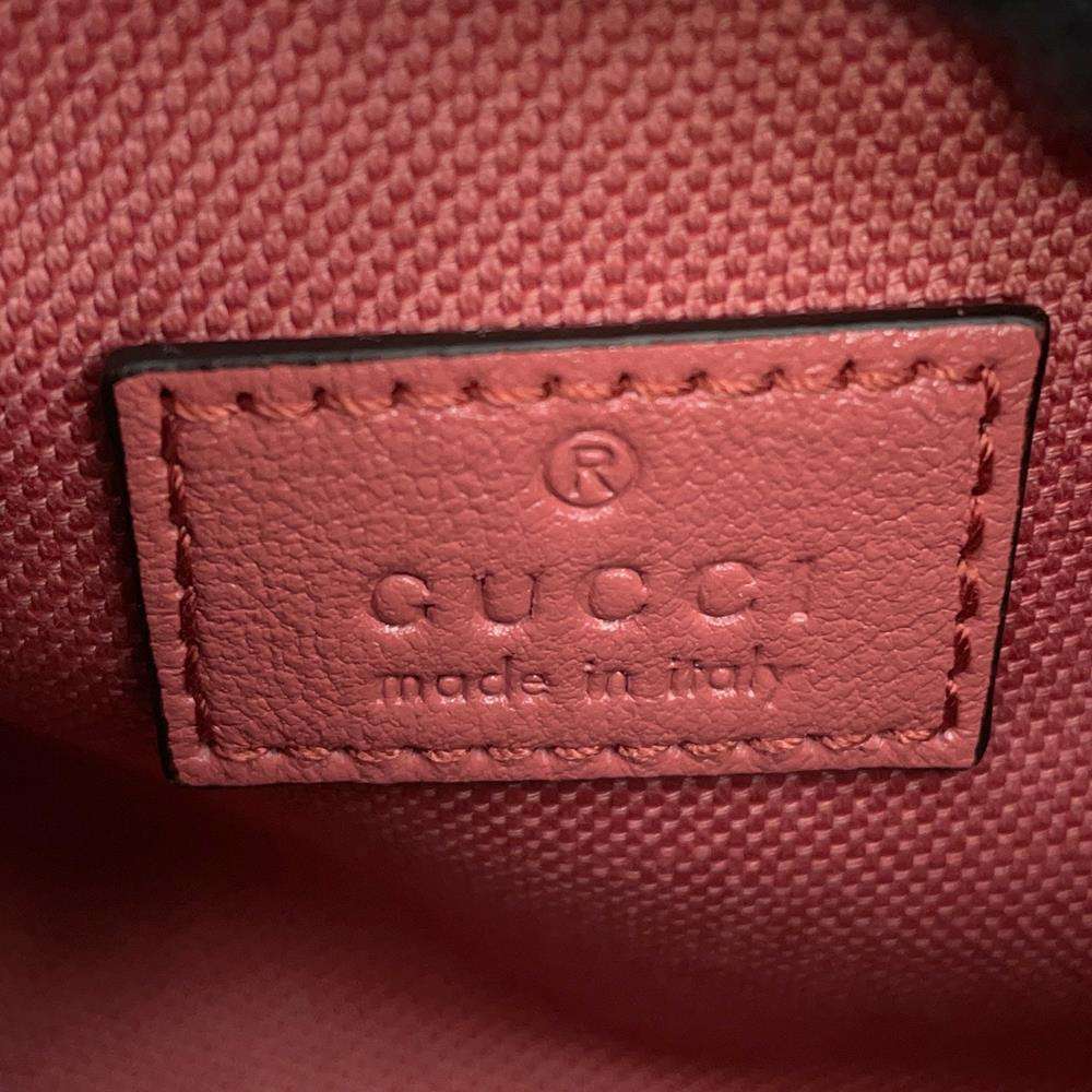 GUCCI Blondie Shoulder Bag Pink760170 Leather Size Mini