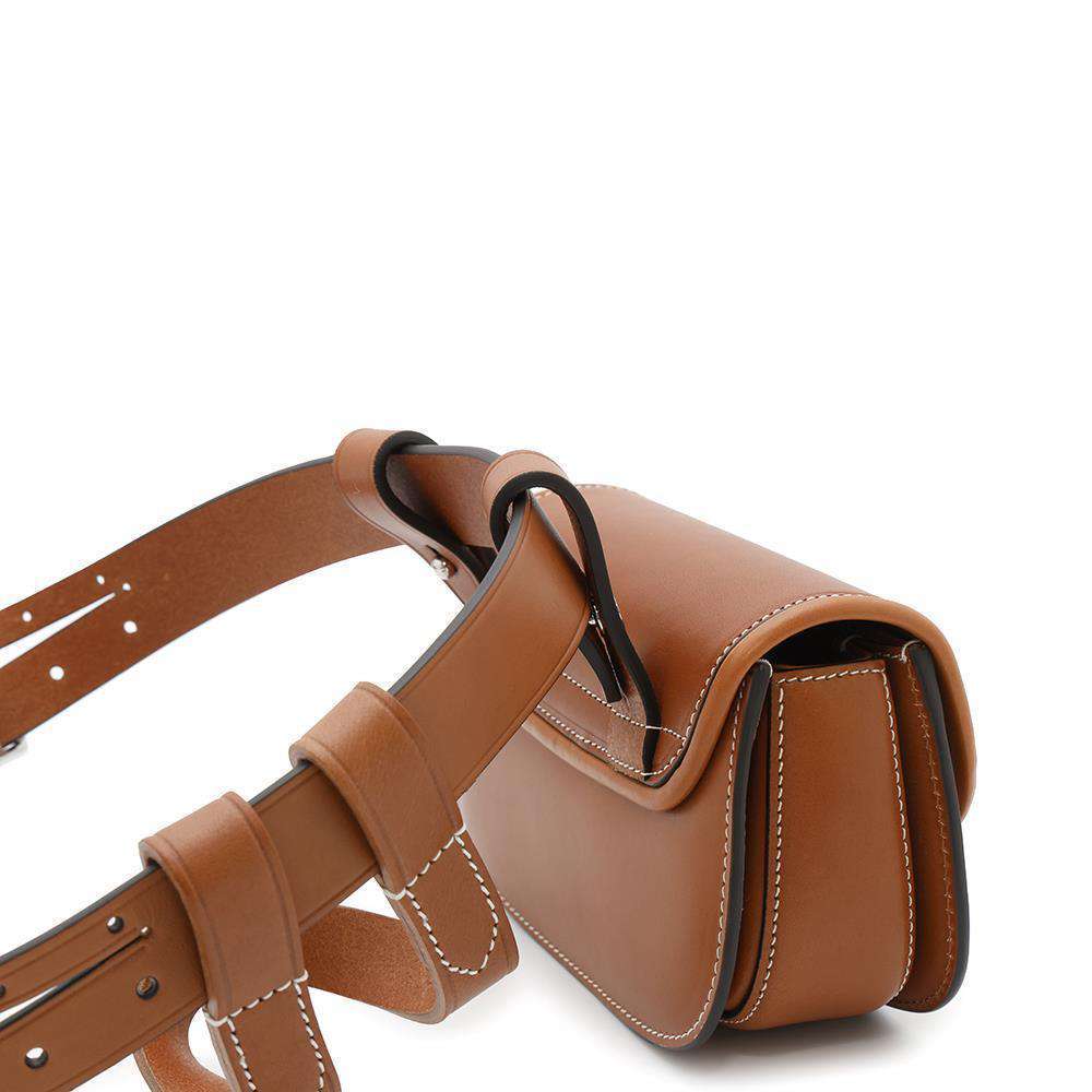GUCCI Bamboo belt bag Brown681137 Leather