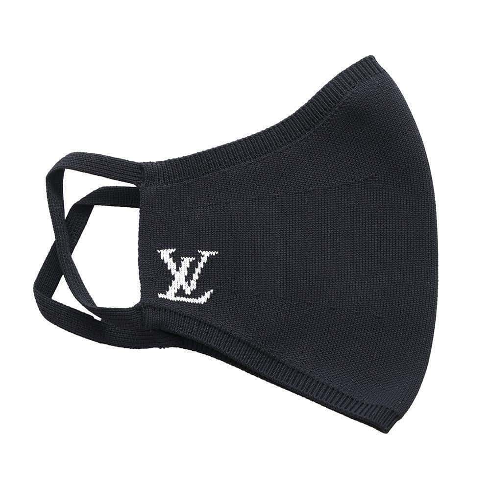LOUIS VUITTON LVInitial Mask Maille Noir/WhiteM76748 Nylon100%