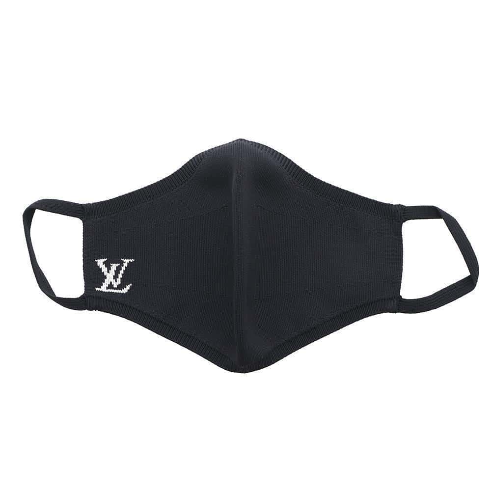 LOUIS VUITTON LVInitial Mask Maille Noir/WhiteM76748 Nylon100%
