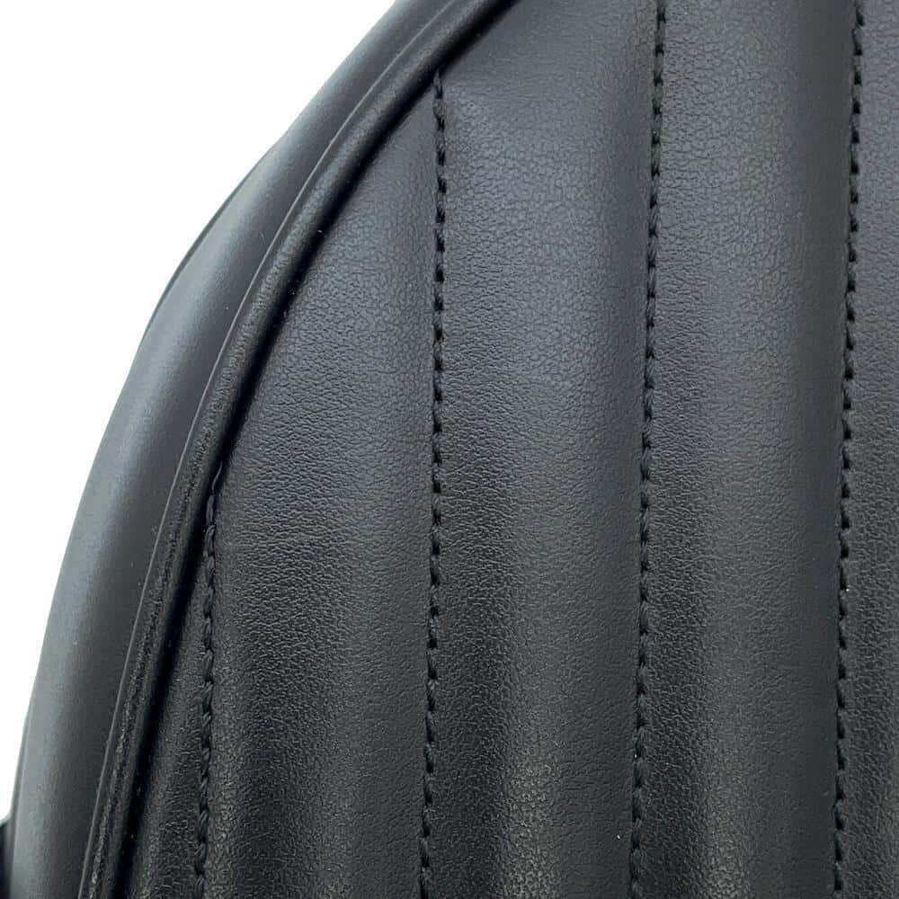GUCCI Interlocking G Heart Shoulder Bag Black751628 Leather