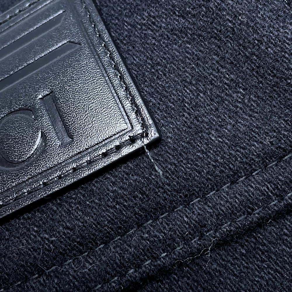 GUCCI Bomber jacket with button detail Size 40 Black712880 Wool 100%