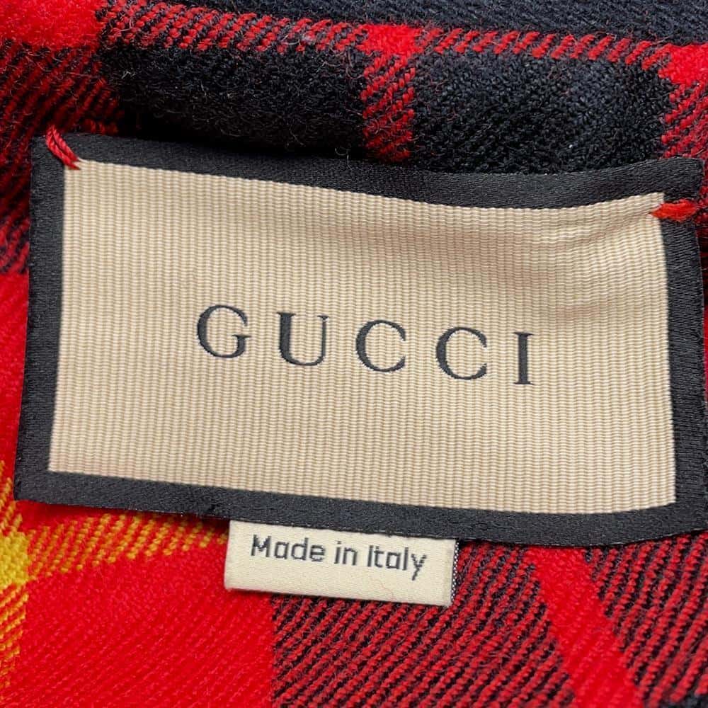 GUCCI Bomber jacket with button detail Size 40 Black712880 Wool 100%