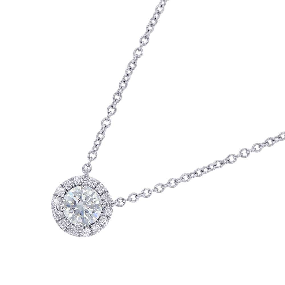 TIFFANY&Co. Solest Diamond Necklace Pt950