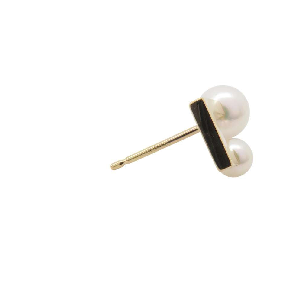 TASAKI Balance Note EarringsE-3980 18K Yellow Gold
