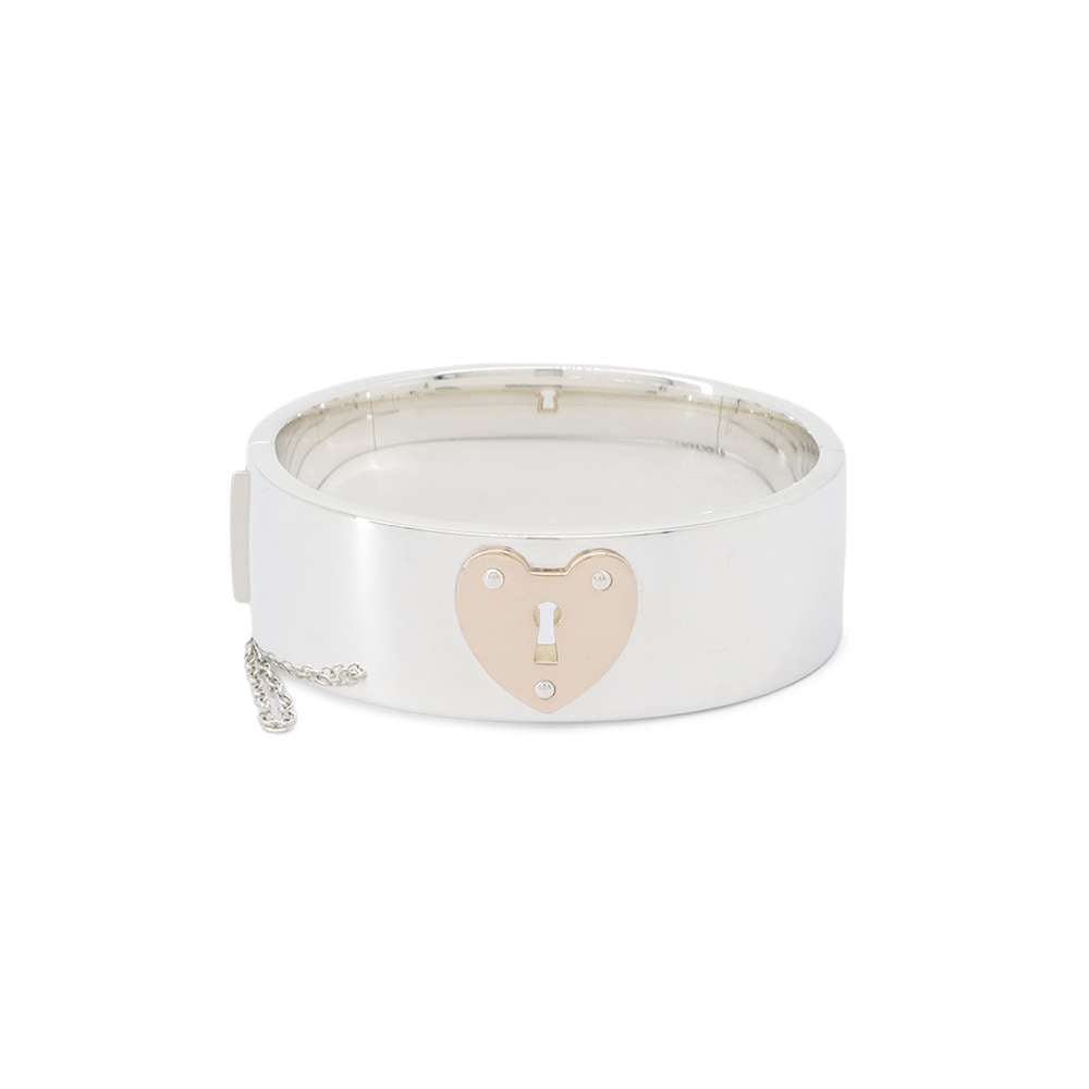 TIFFANY&Co. Heart Rock Bangle SV925 K18PG