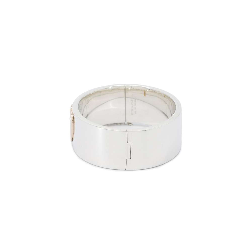TIFFANY&Co. Heart Rock Bangle SV925 K18PG