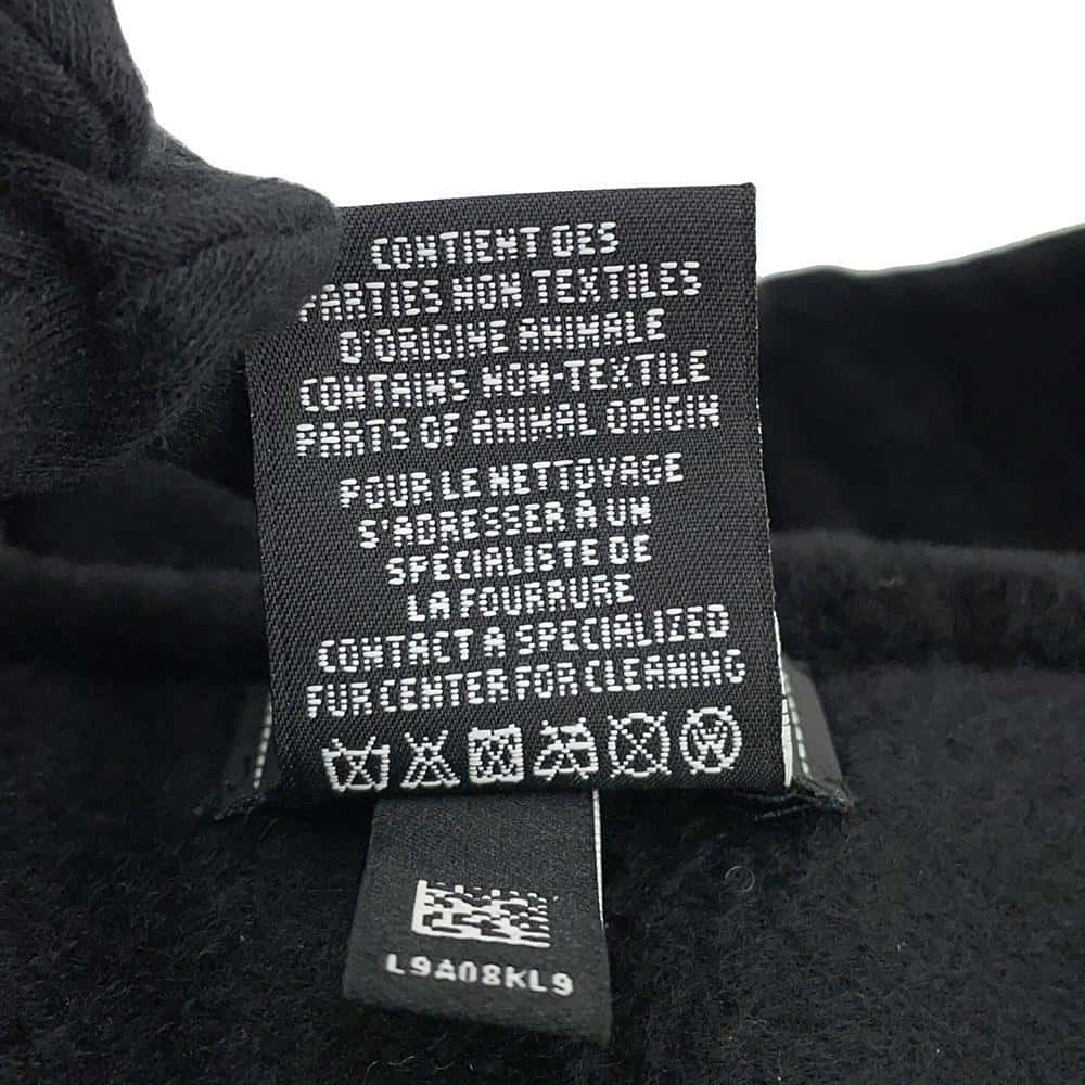 CHANEL Coco Neige Scarf BlackAAA430 Mouton100%