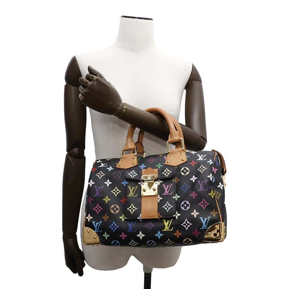 LOUIS VUITTON Speedy NoirM92642 Monogram・Multicolor Size 30