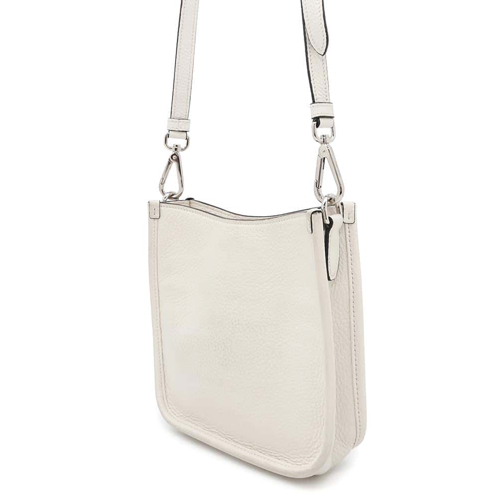 PRADA Shoulder Bag White1BH191 Leather