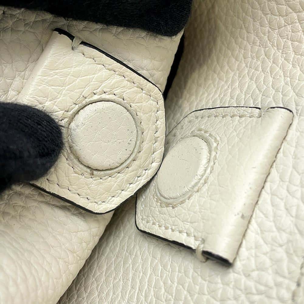 PRADA Shoulder Bag White1BH191 Leather