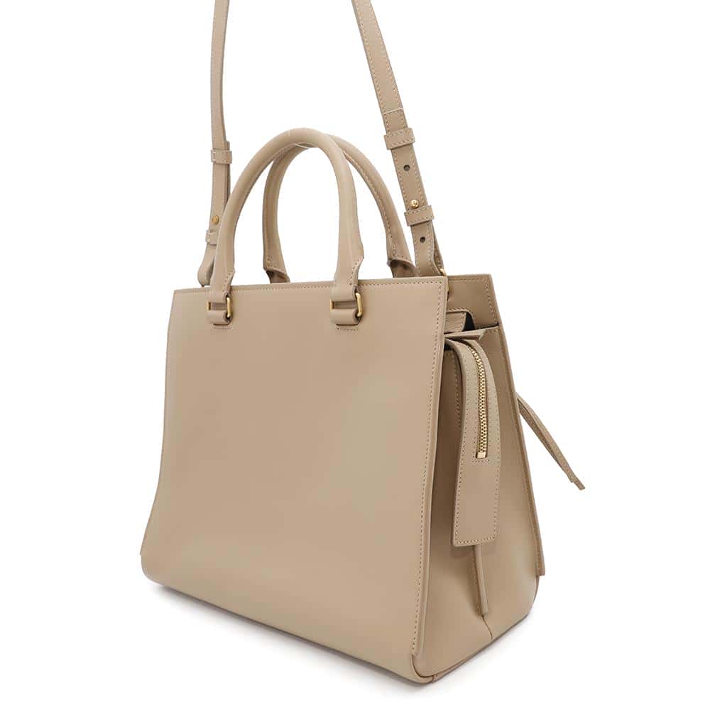 SAINT LAURENT PARIS Eastside 2wayBag Beige553818 Leather Size Medium