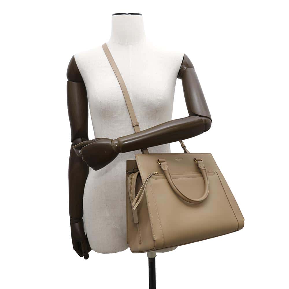 SAINT LAURENT PARIS Eastside 2wayBag Beige553818 Leather Size Medium