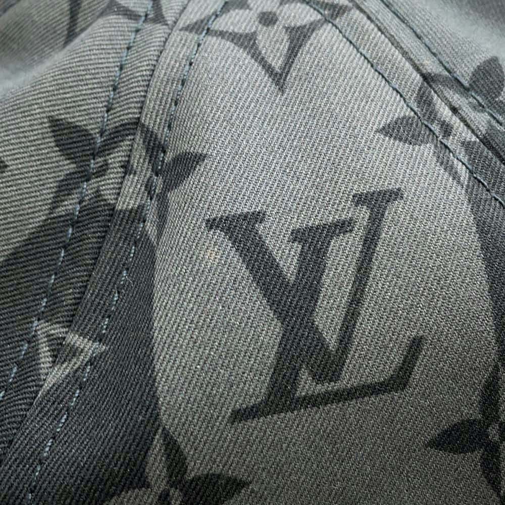 LOUIS VUITTON LV MADE Stripe NIGOCollaboration Cap Size L GrayMP3259 Cotton100%