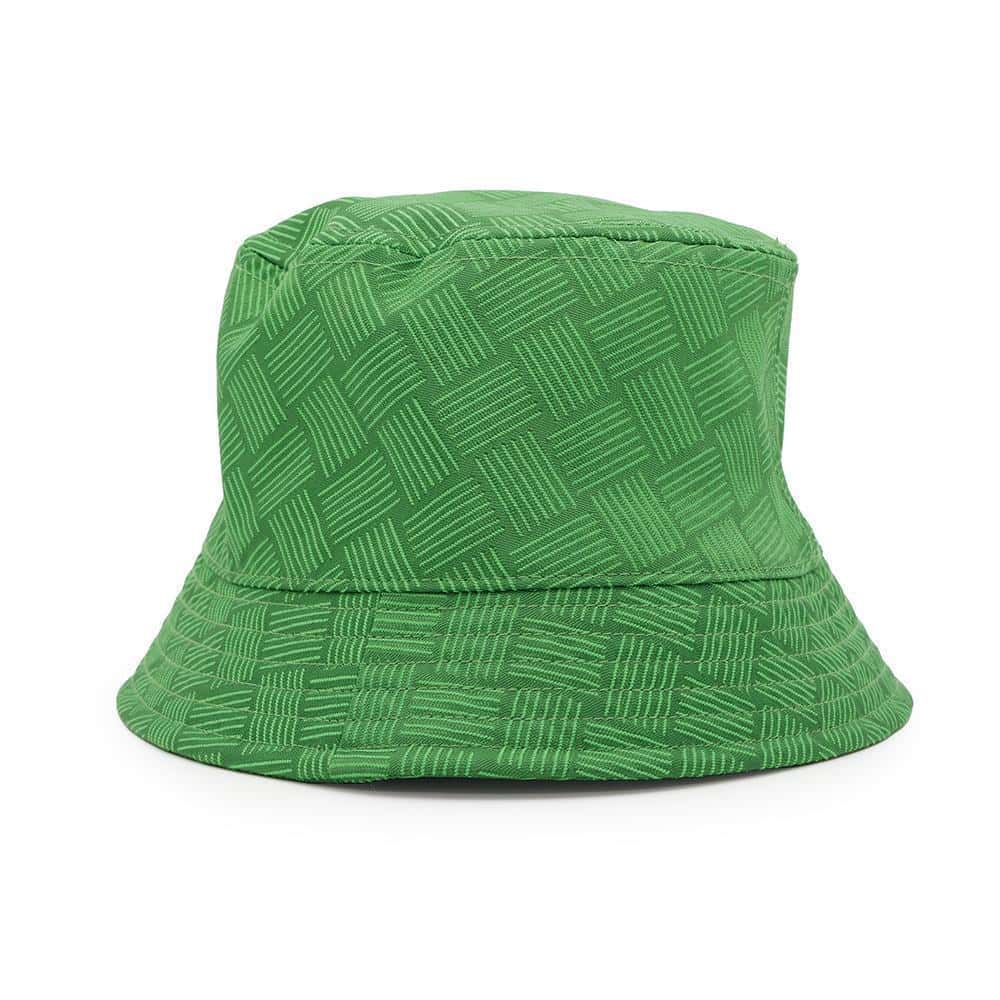 Bottega Veneta INTRECCIATOPattern bucket hat Size L Green692795 Nylon75% Polyester25%
