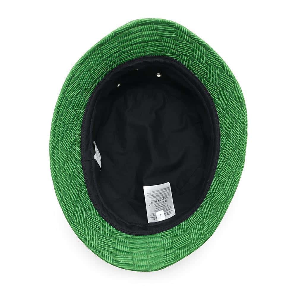 Bottega Veneta INTRECCIATOPattern bucket hat Size L Green692795 Nylon75% Polyester25%