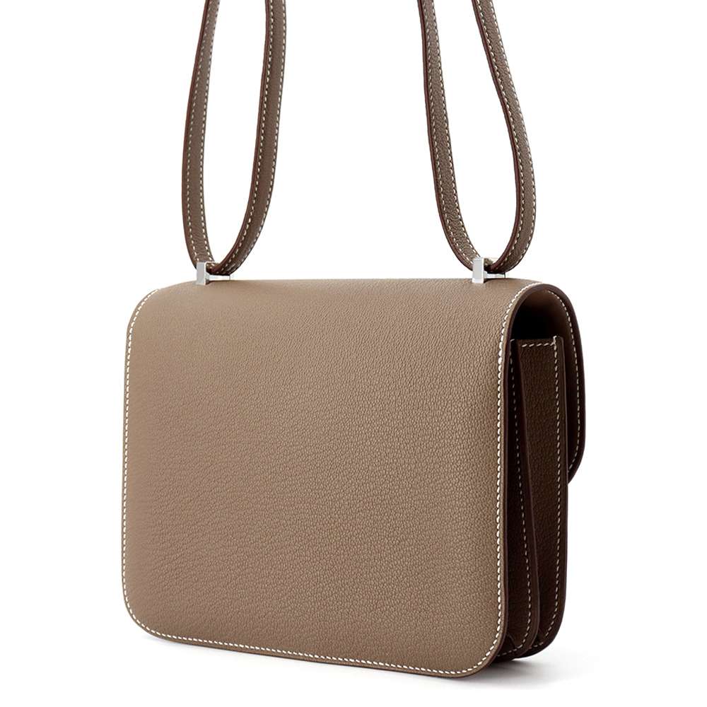 HERMES Constance Miroir Etoupe Chevre Myzore Goatskin Size Mini